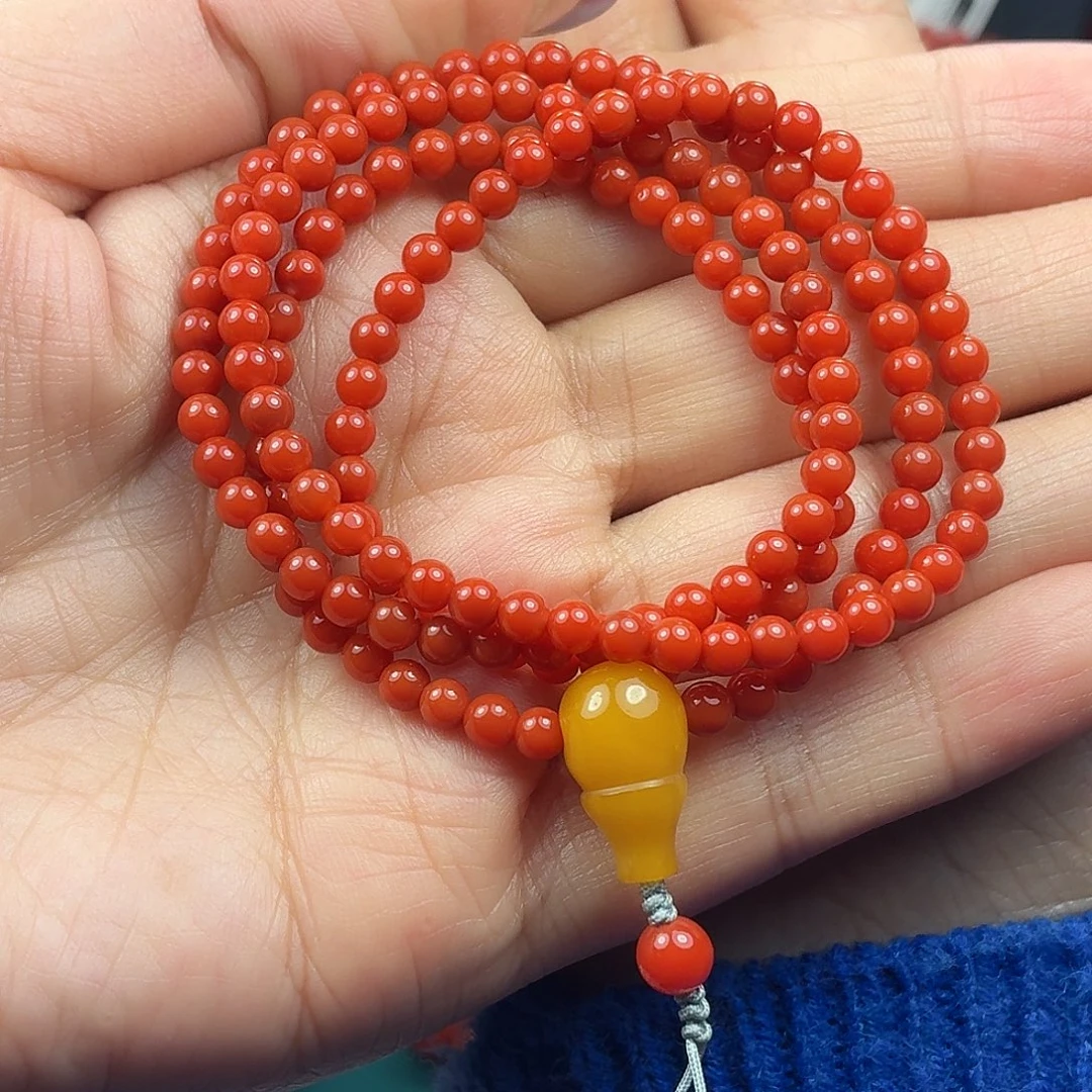 『***』南红玛瑙未镶嵌颈饰