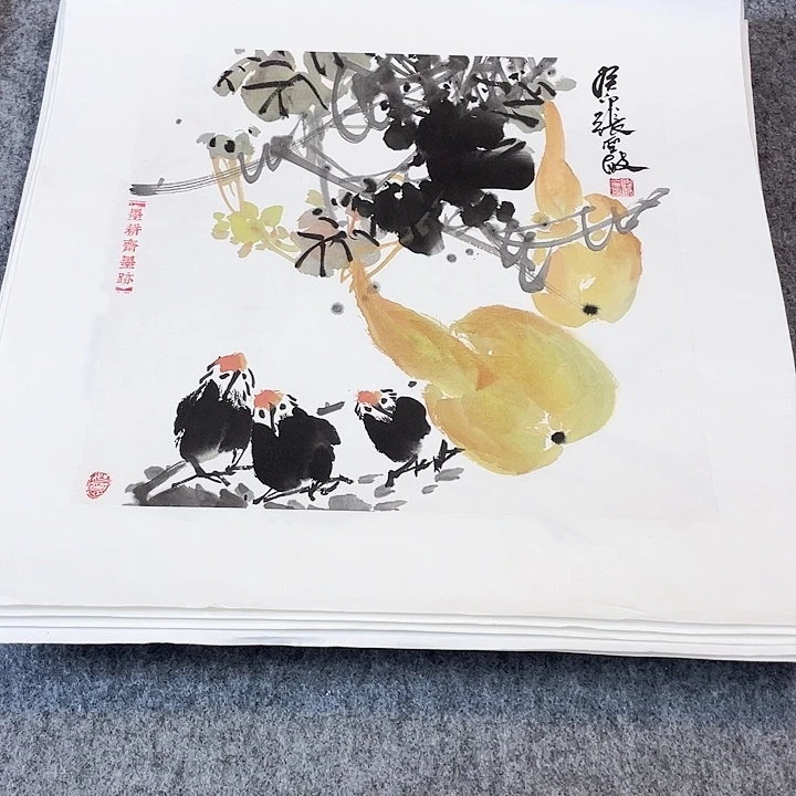 国画张圣敏先生纯手绘作品