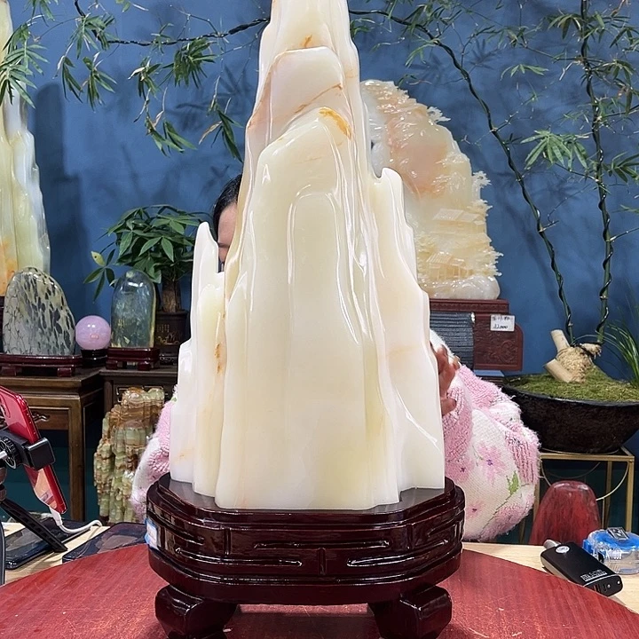 石材天然玉石摆件