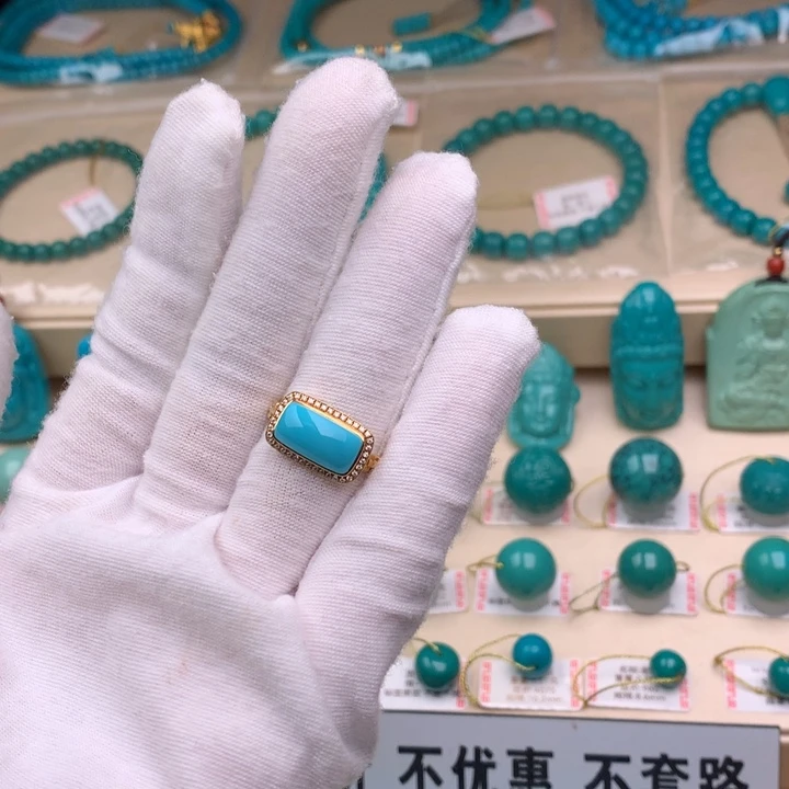 未镶嵌绿松石珠宝奇石