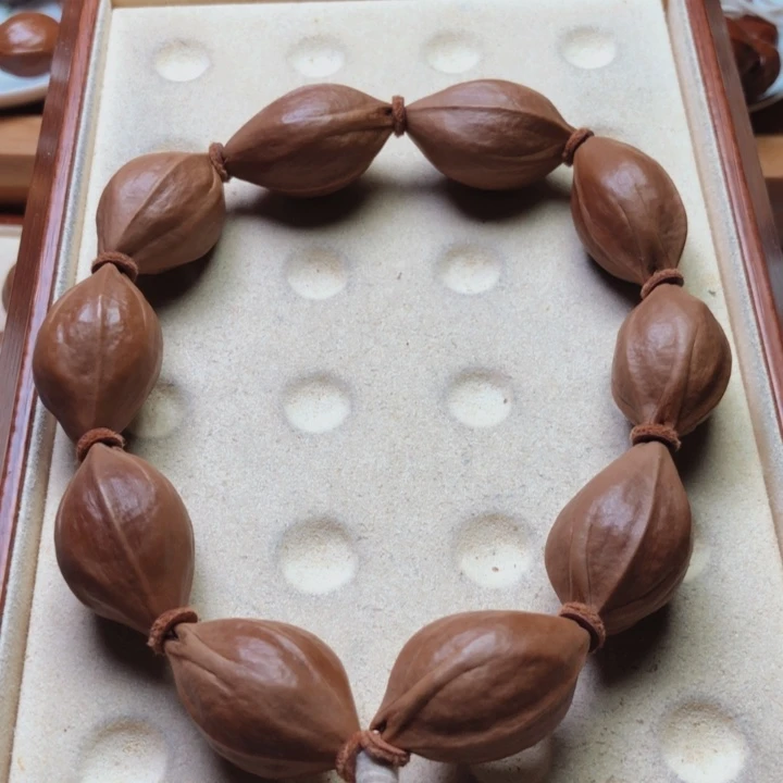 橄榄核手串梅林铁18 X31