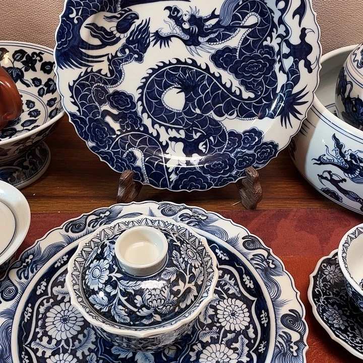 摆件陶手工手绘景德镇陶瓷