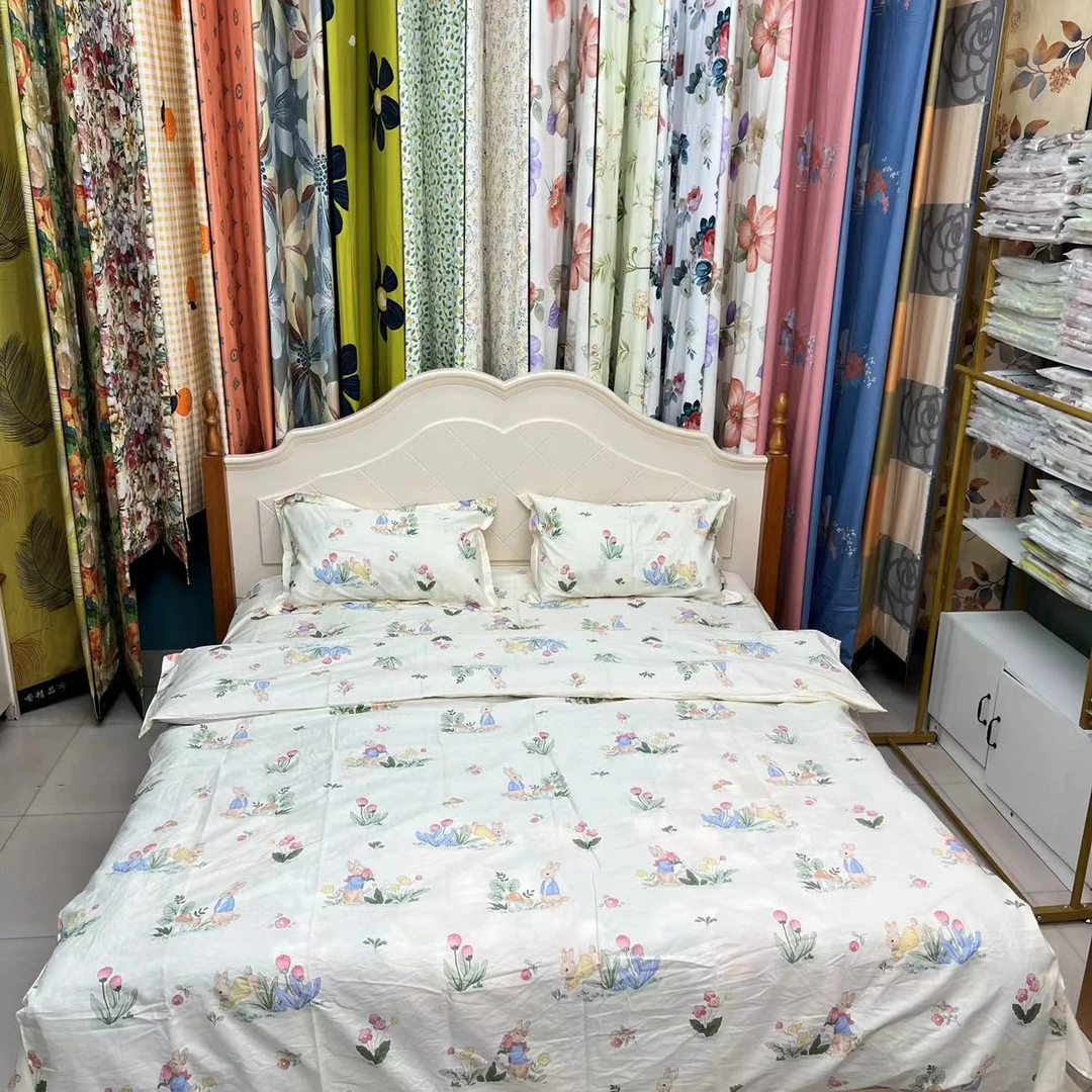 【床单】100%纯棉全棉加厚精梳棉斜纹 精梳棉床单2.5*2.3 花园兔