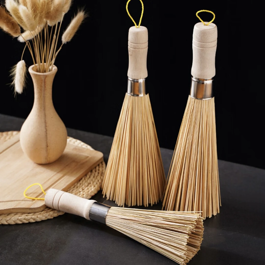 YITUANHUO/壹团火天然家用清洁刷竹炊帚批发厨房清洁不伤锅洗碗刷