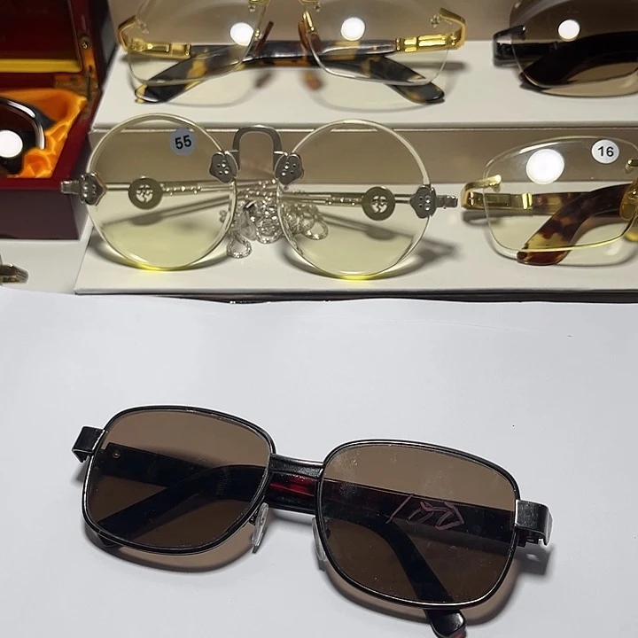 天然水晶石头眼镜