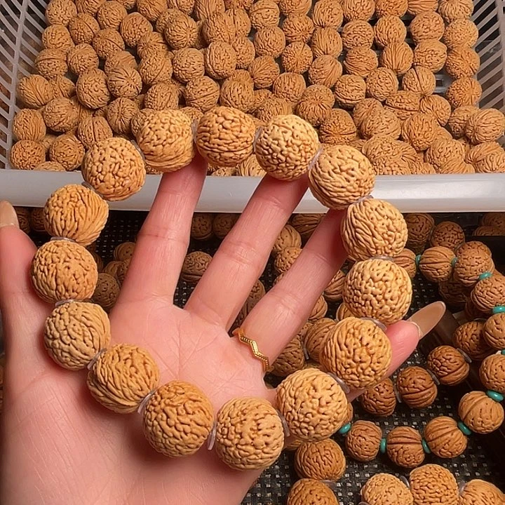 手串桃核桃核散籽和桃核手串