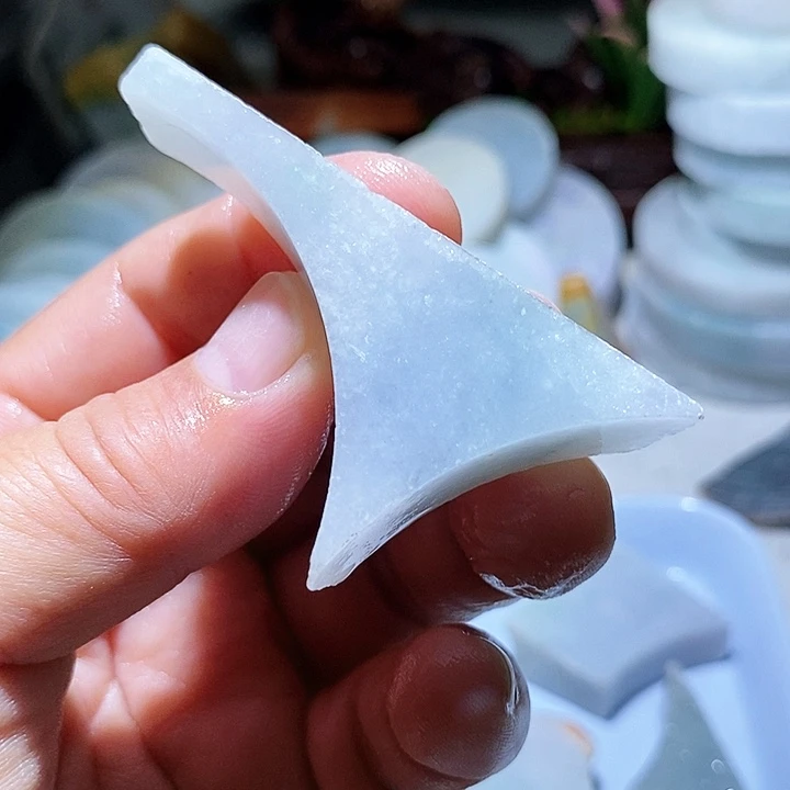 散珠翡翠边角料74