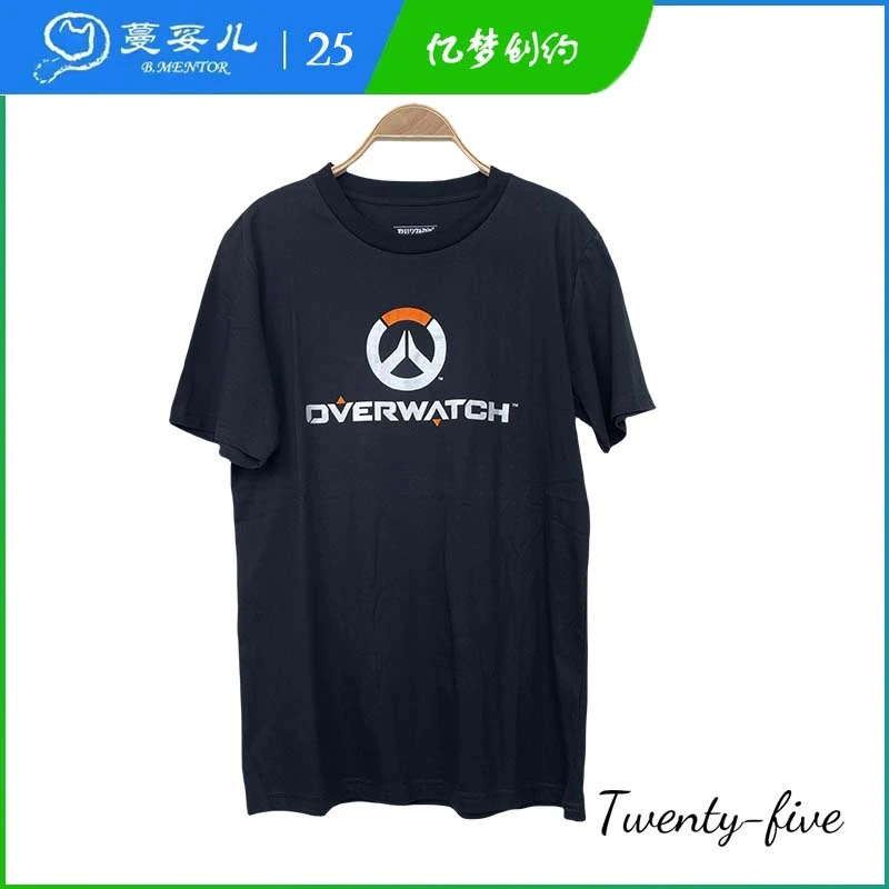 【蔓妥儿-01F】高端纯棉T恤男女同款夏季圆领休闲百搭圆领宽松印花