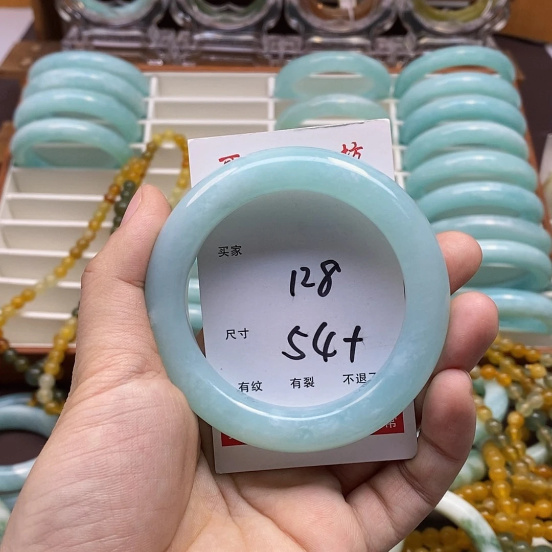 【闪购商品】蛇纹石玉手镯未镶嵌?**?