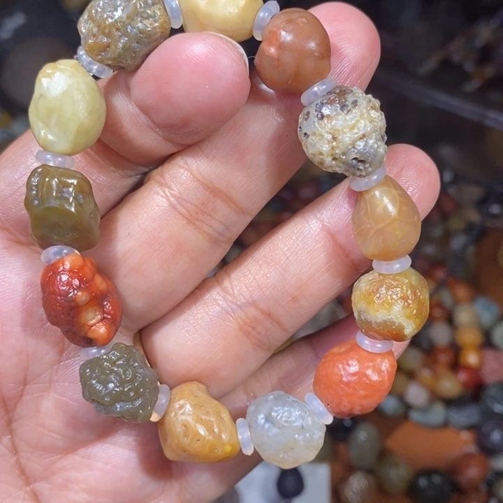 玛瑙/玉髓珠宝半成品未镶嵌