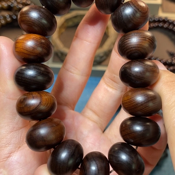 柏木柏木雷击木1.8手串算盘珠手串