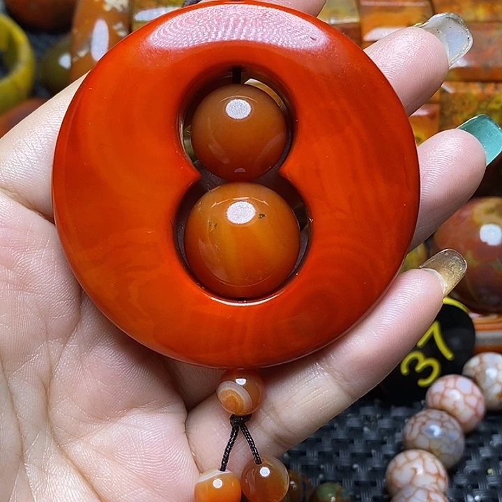 快***8玛瑙/玉髓未镶嵌颈饰