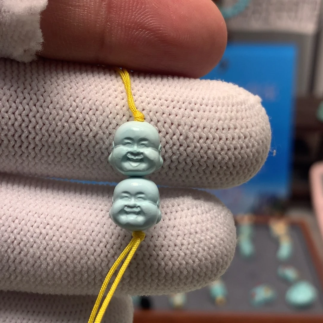 绿松石未镶嵌挂件