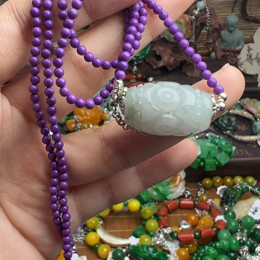 手链翡翠未镶嵌吊坠