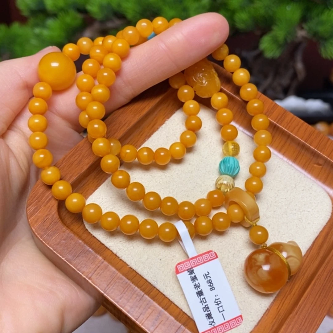 【闪购商品】未镶嵌蜜蜡手链手串