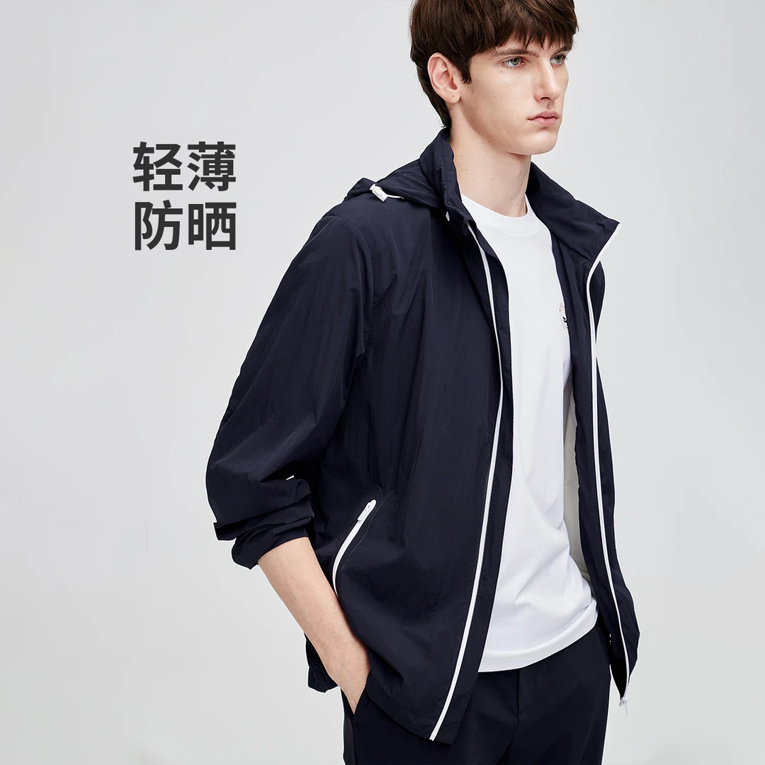 [轻薄防晒服]navigare意大利小帆船夏防紫外线户外休闲透气夹克男
