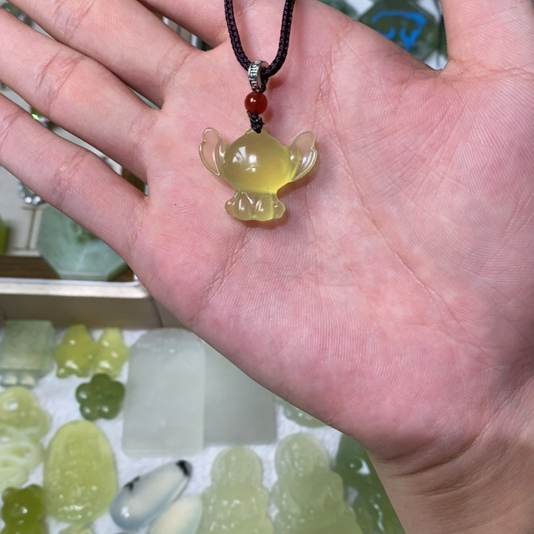 岫玉未镶嵌吊坠(不含链)