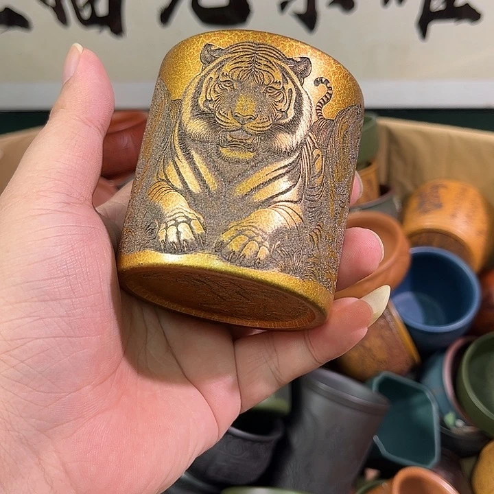 茶杯紫砂全手工紫砂主人杯