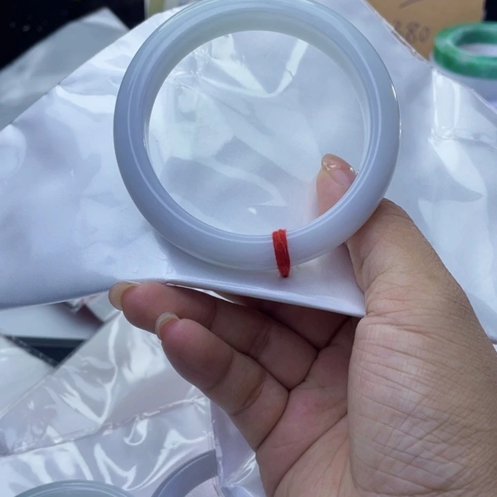 听***茶翡翠未镶嵌手镯手镯