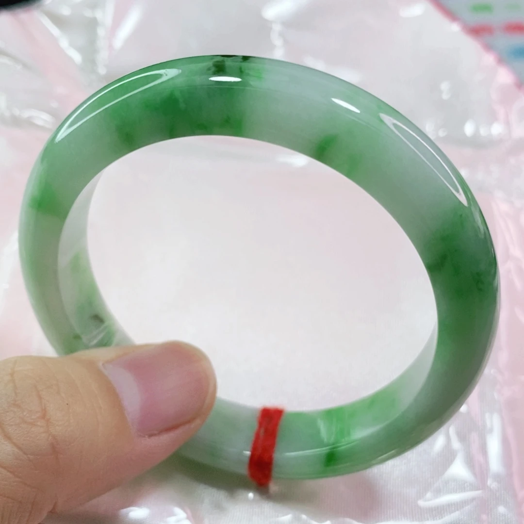 翡翠手镯未镶嵌5152圈口捡漏福利