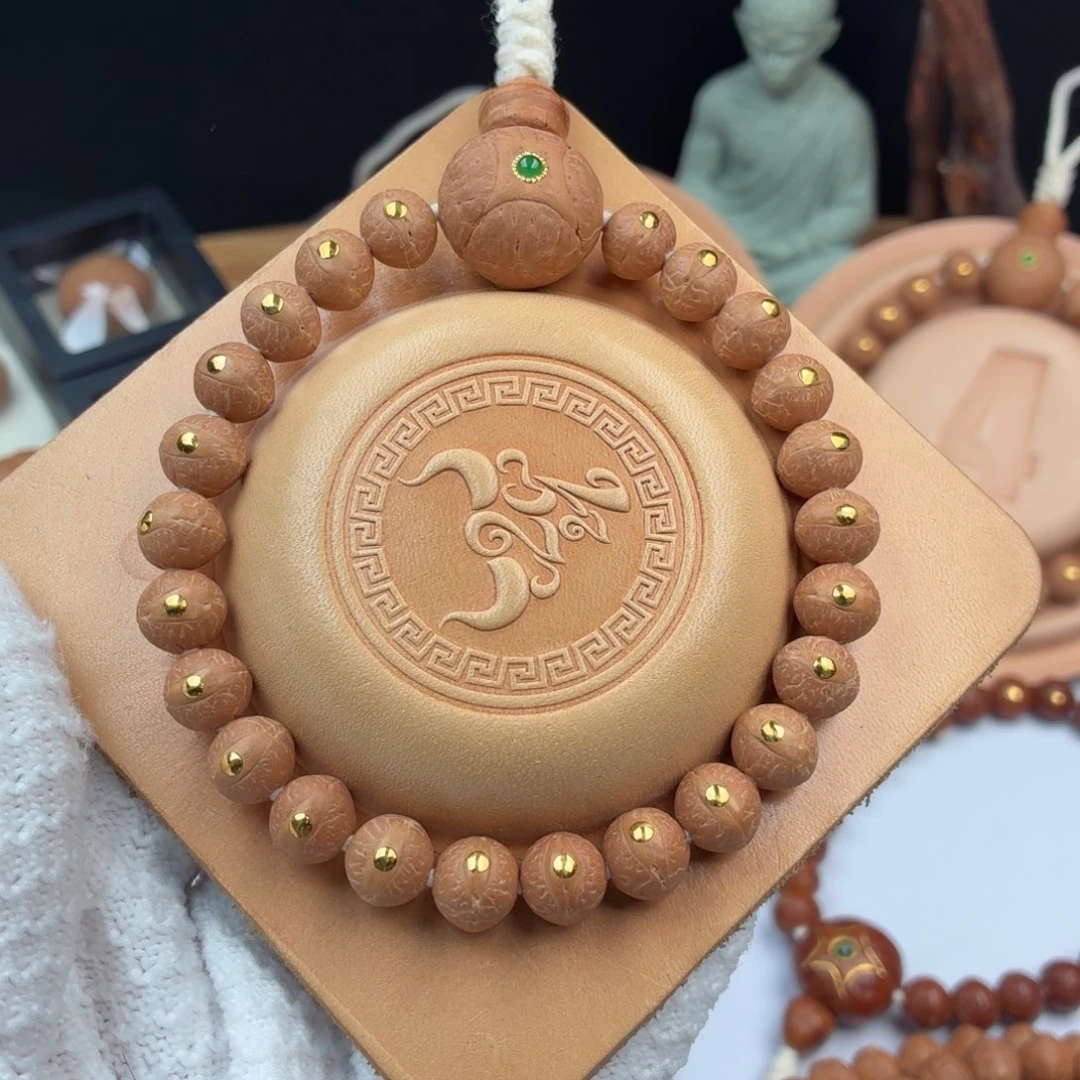 y***.凤眼菩提手串9同树实心