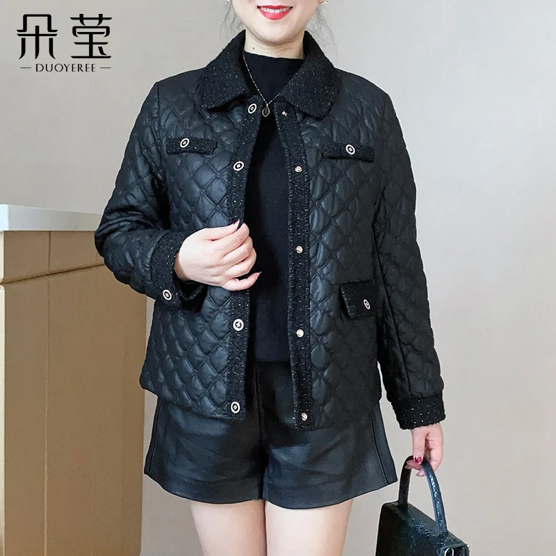 【粉丝清仓浮力款】中年妈妈装女士棉服中老年小香风保暖外套1005