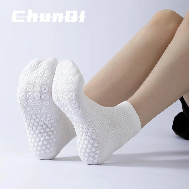 维多利亚防滑专业女春夏普拉提袜套室内运动训练专用地板瑜珈短袜