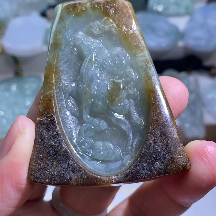 【闪购商品】颈饰未镶嵌翡翠马