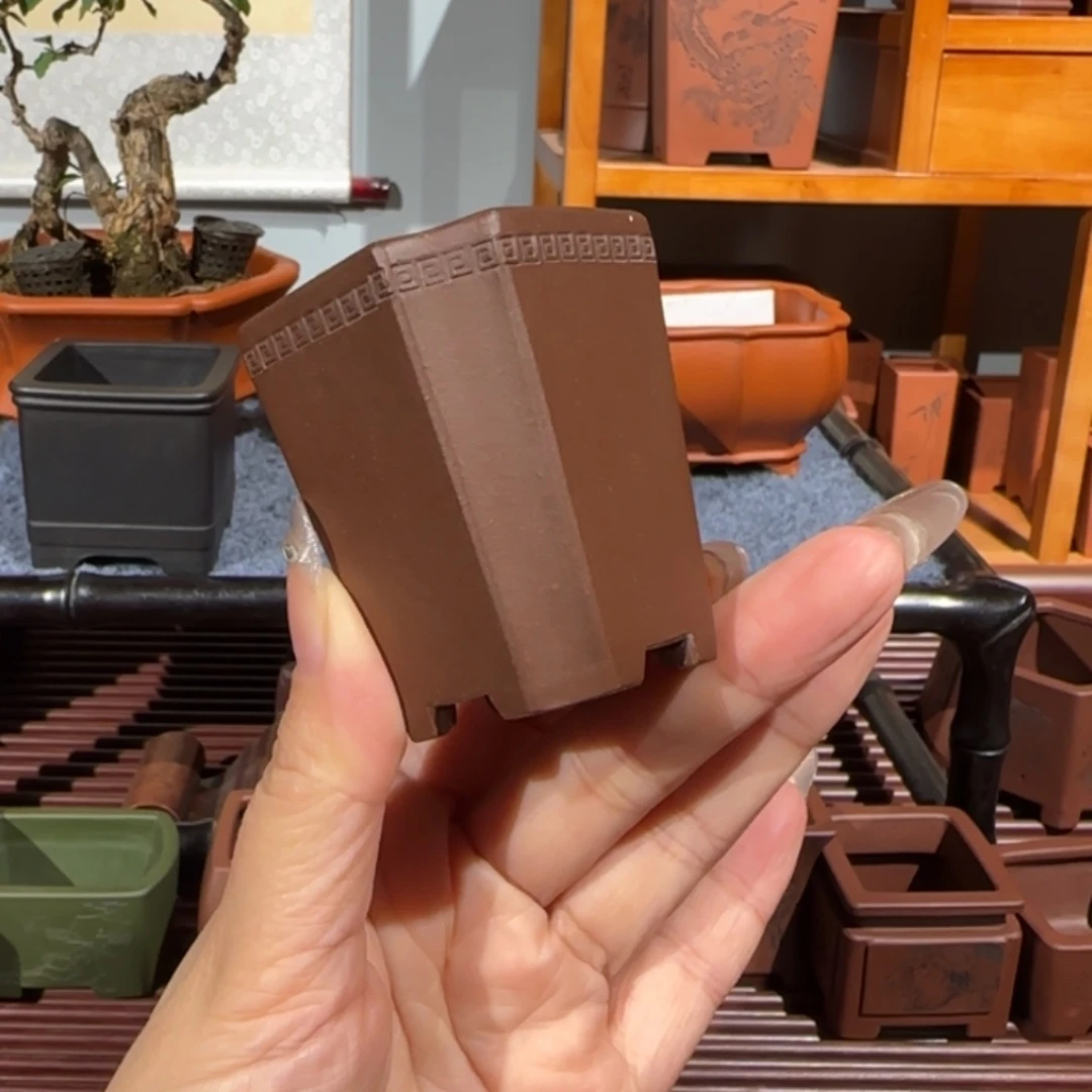 紫砂花盆全手工制作