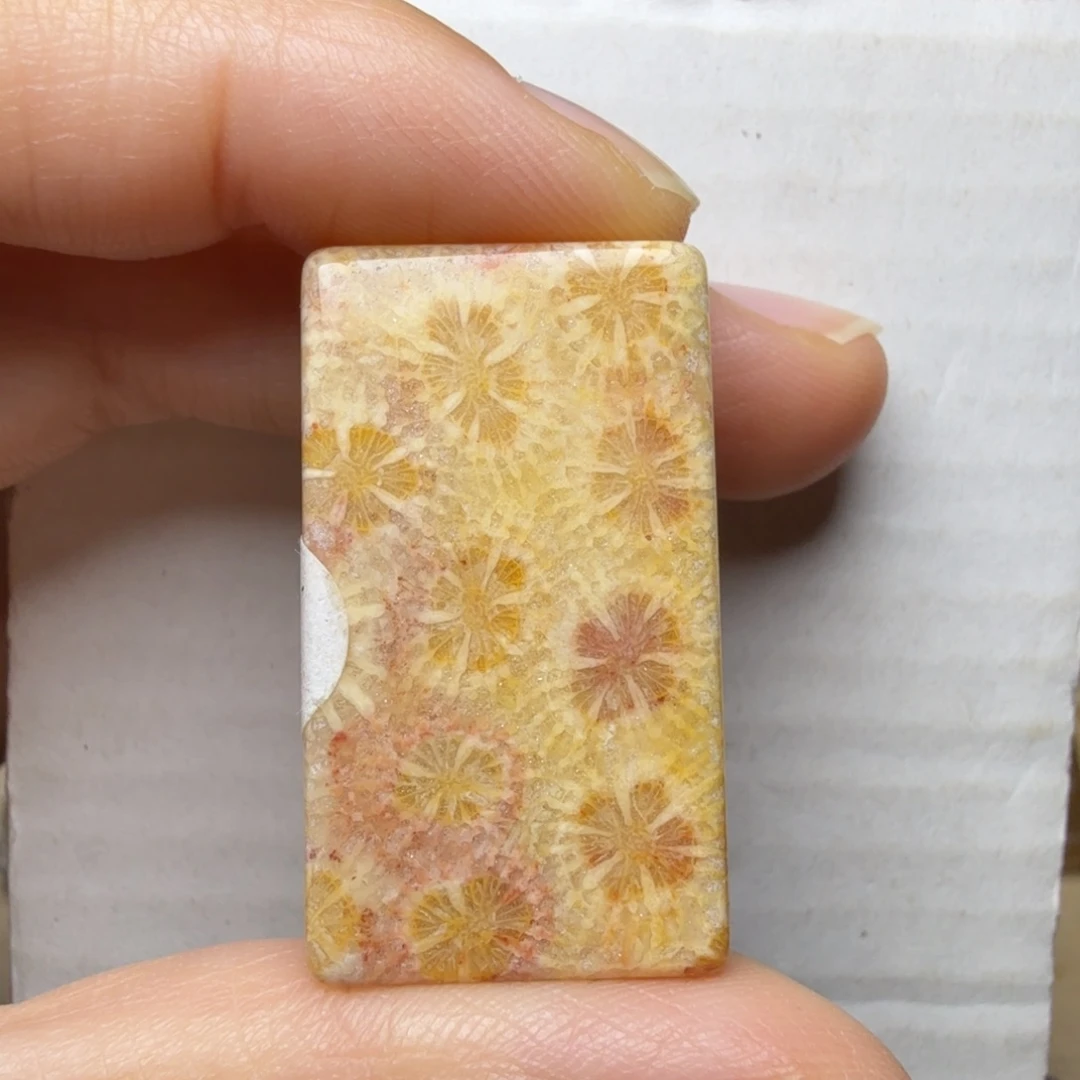 硅化玉未镶嵌爆闪，清晰彩花