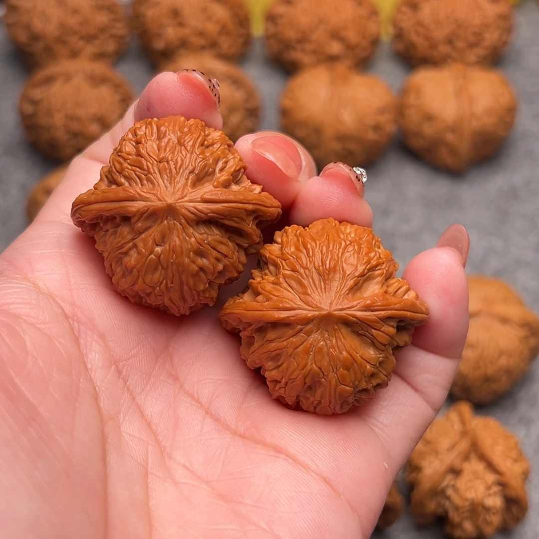 把件文玩核桃精品磨盘狮子头37全品