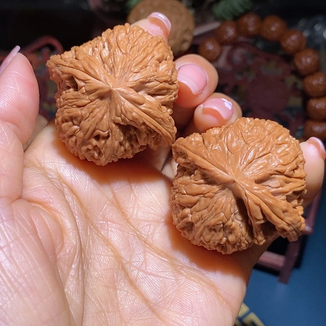 文玩核桃把件44南疆石