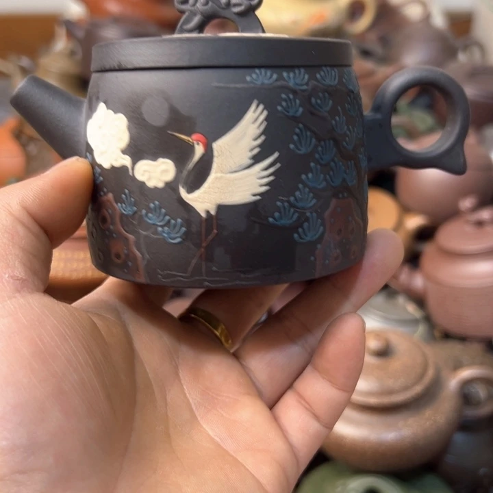 紫砂茶壶紫砂壶壶口磕碰