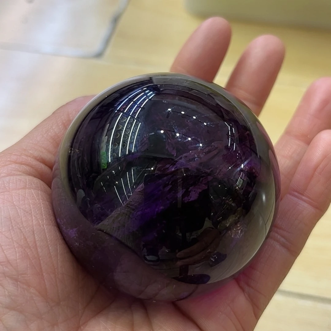 【闪购商品】紫晶摆件球未镶嵌