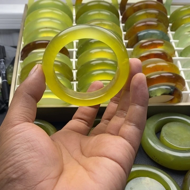 蛇纹石玉合金手镯