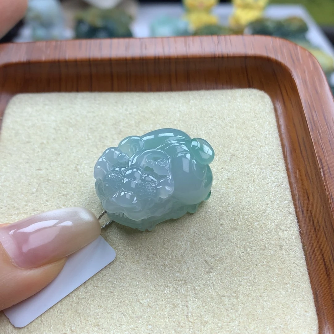 翡翠未镶嵌颈饰28