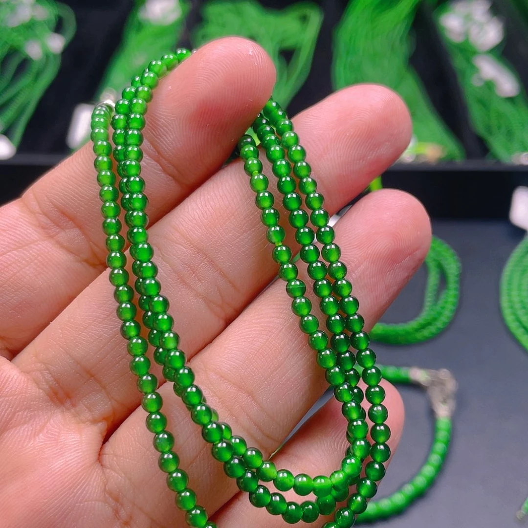 翡翠未镶嵌颈饰天然A货翡翠