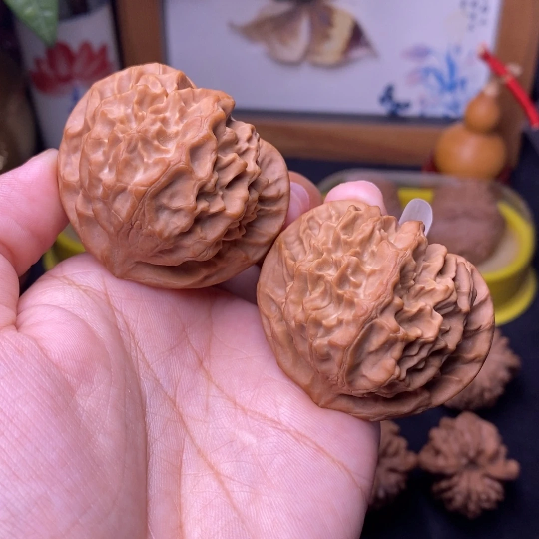 把件文玩核桃45.5龙鳞纹