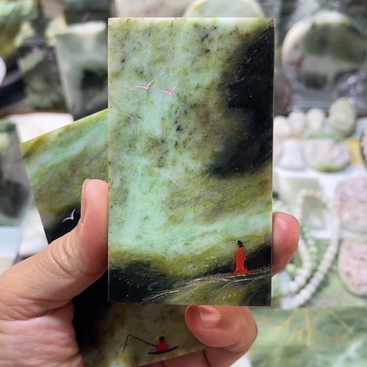 独山玉未镶嵌颈饰