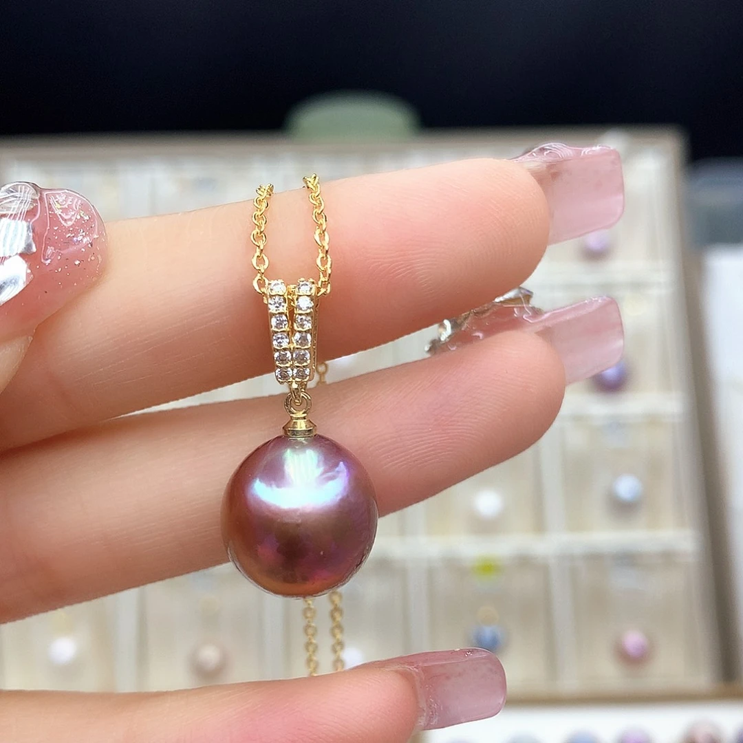 淡水珍珠颈饰合金