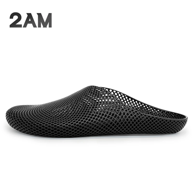 2AM｜2025新品半拖必备室内拖鞋出差拖鞋男3D打印鞋4D 轻软速干
