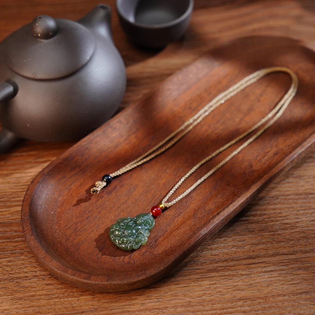 【睿泽鉴宝】和田玉吊坠多样性 26*21*7 SJ0031