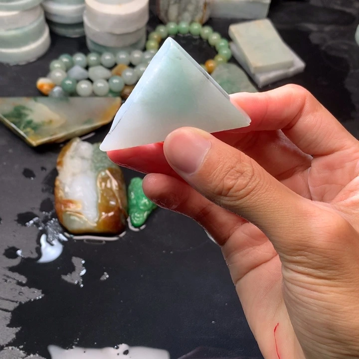 定制翡翠未镶嵌零****度纯天然缅甸翡翠