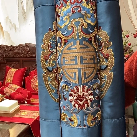 福利现货 梅花枕 蓝色高精密