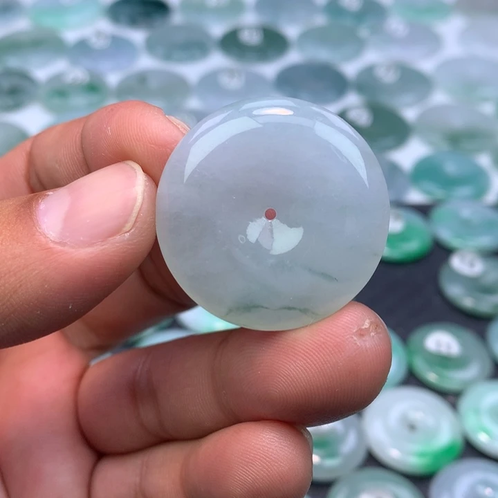 翡翠未镶嵌颈饰缅甸天然A货翡翠32.4-6.3