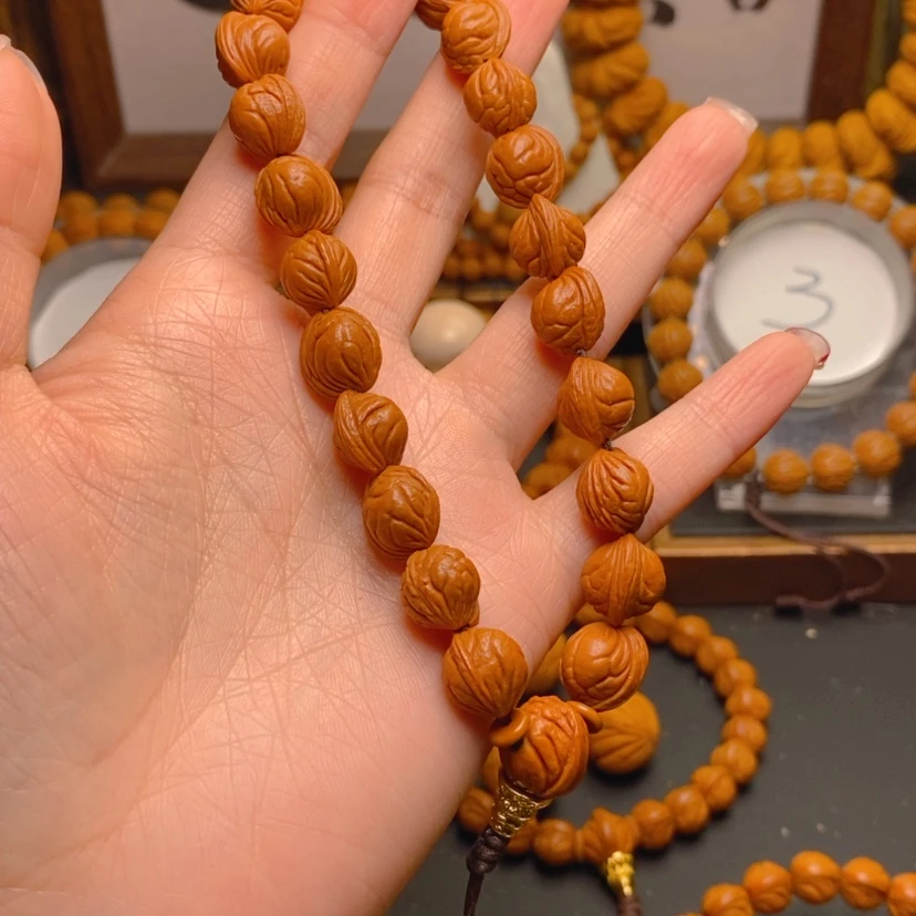 【闪购商品】桃核手串某*超龙文桃核