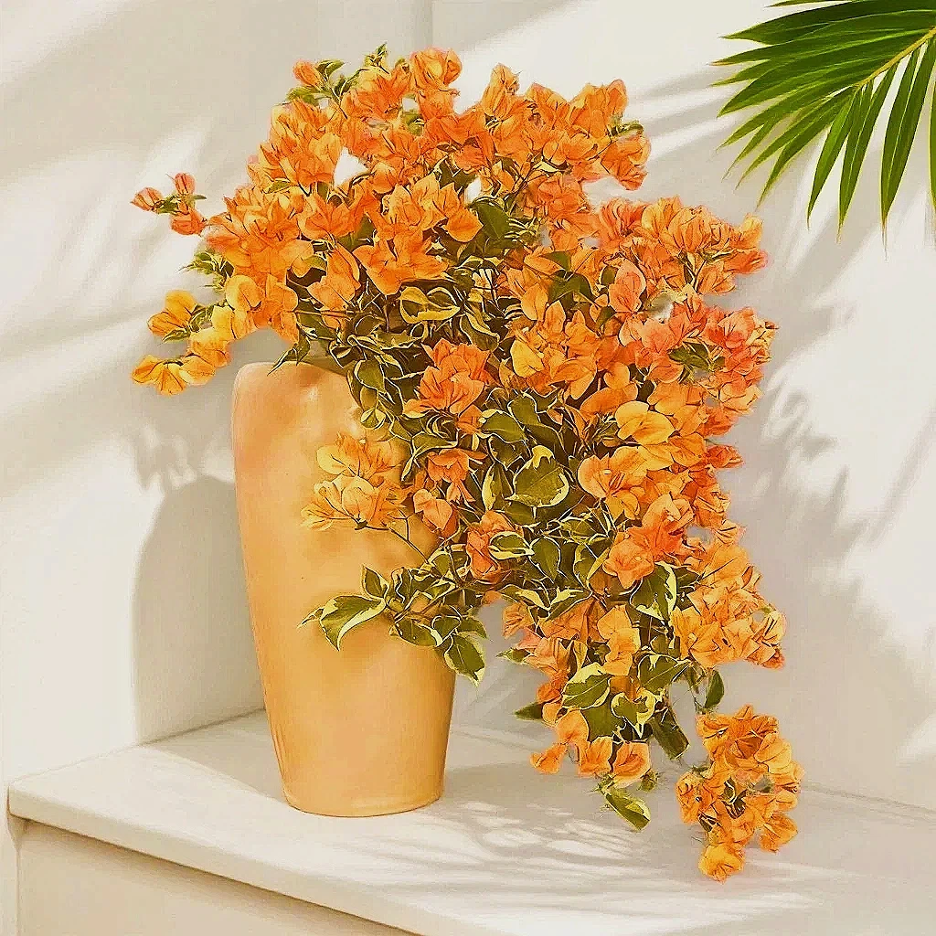 金边马斯花瀑布三角梅盆景老桩侧飘勤花好养【艺景园海波】