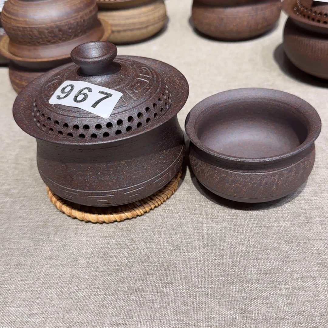 粗瓷茶具素色盖碗