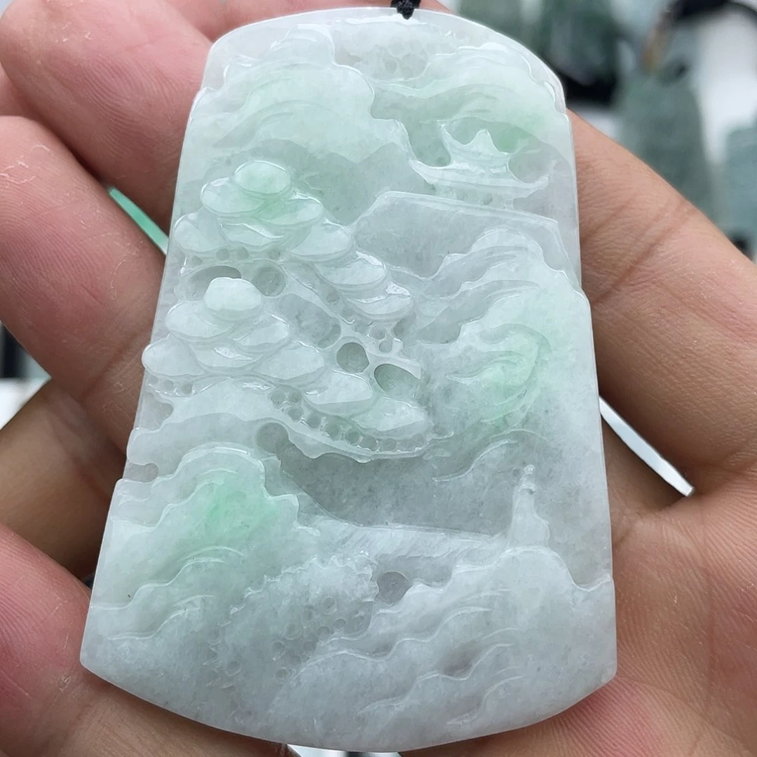 颈饰未镶嵌翡翠翡翠