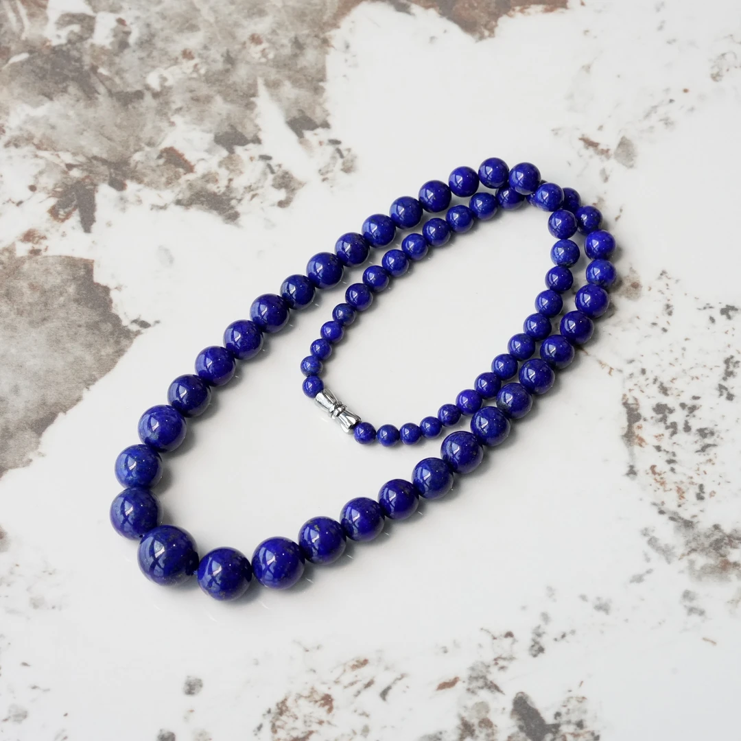 【心语甄选】0303K 20281 青金石塔链项链（发货多样性一件）